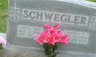 Orpha May Elrod Schwegler Orpha May Elrod Schwegler