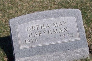 Orpha May Harshman Orpha May Harshman