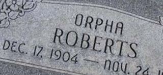 Orpha Roberts Orpha Roberts
