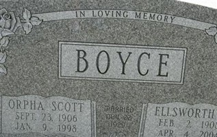 Orpha Scott Boyce Orpha Scott Boyce