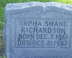 Orpha Shane Richardson Orpha Shane Richardson