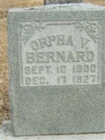 Orpha V Bernard Orpha V Bernard