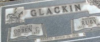 Orren Calvin Glackin Orren Calvin Glackin