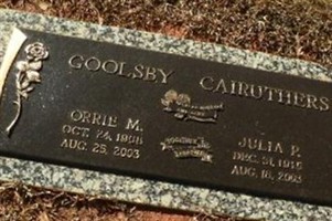 Orrie M. Goolsby Orrie M. Goolsby