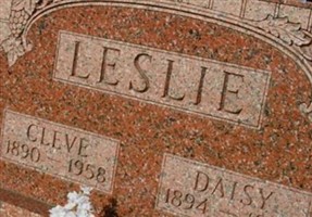 Orris Cleveland "Cleve" Leslie Orris Cleveland "Cleve" Leslie