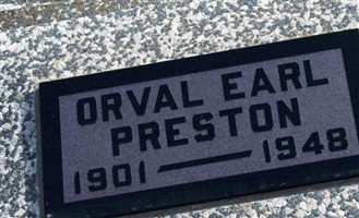 Orval Earl Preston