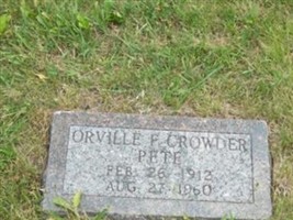 Orval Fulton "Pete" Crowder