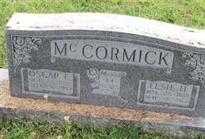 Oscar E. McCormick Oscar E. McCormick