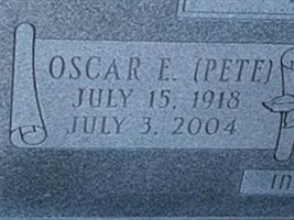 Oscar E. "Pete" Purvis Oscar E. "Pete" Purvis
