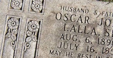 Oscar John Lalla, Sr Oscar John Lalla, Sr