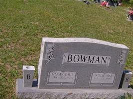 Oscar Paul Bowman Oscar Paul Bowman