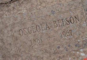 Osceola Gertrude Thompson Beeson Osceola Gertrude Thompson Beeson