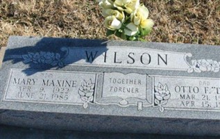 Otto Fines "Doc" Wilson Otto Fines "Doc" Wilson