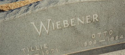 Otto Wiebener Otto Wiebener