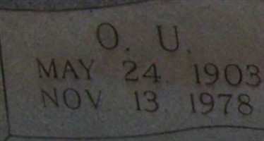 O U "Orie" Connally