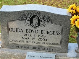 Ouida Boyd Burgess Ouida Boyd Burgess