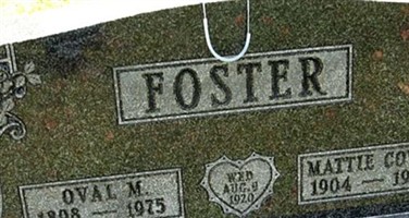 Oval M. Foster