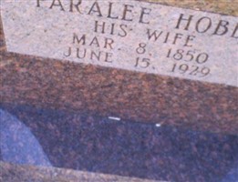 Paralee Hobbs Harrison