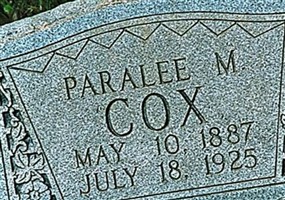 Paralee Malinda Brown Cox