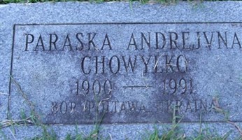 Paraska Andrejvna Chowylko