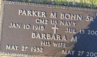 Parker Morse Bohn, Sr