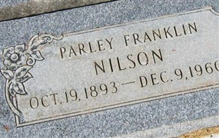 Parley Franklin Nilson Parley Franklin Nilson