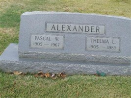 Pascal W Alexander Pascal W Alexander