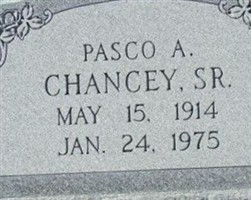 Pasco A Chancey, Sr