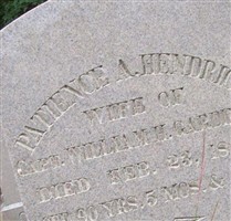 Patience A. (Hendrick) Gardiner Patience A. (Hendrick) Gardiner
