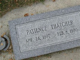 Patience Thatcher