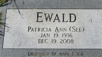 Patricia Ann See Ewald
