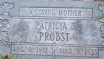 Patricia B. Probst Patricia B. Probst