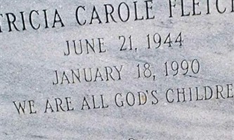 Patricia Carole Fletcher