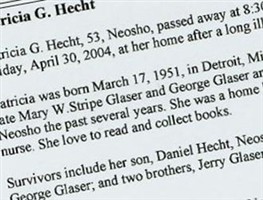 Patricia G. Glaser Hecht