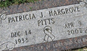 Patricia J. Hargrove Pitts Patricia J. Hargrove Pitts