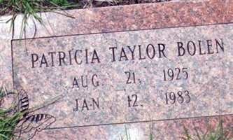 Patricia Taylor Bolen