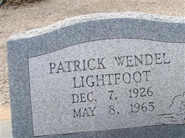 Patrick Wendell Lightfoot