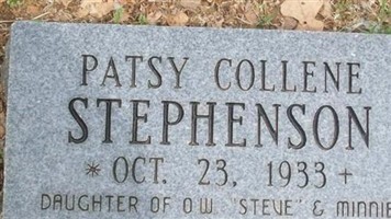 Patsy Collene Stephenson Patsy Collene Stephenson