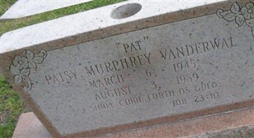 Patsy "Pat" Murphrey Vanderwal