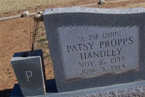 Patsy Propps Handley Patsy Propps Handley