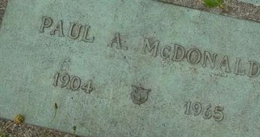 Paul A McDonald