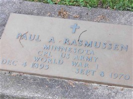 Paul A Rasmussen Paul A Rasmussen