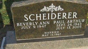 Paul Arthur Scheiderer Paul Arthur Scheiderer