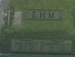 Paul August Ehm Paul August Ehm