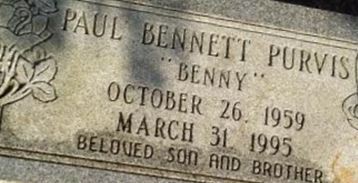 Paul Bennett "Benny" Purvis