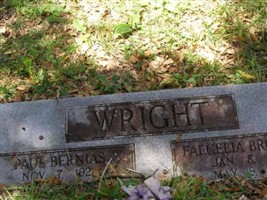 Paul Bernias WRIGHT Paul Bernias WRIGHT
