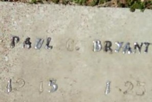 Paul C. Bryant Paul C. Bryant
