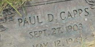 Paul D. Capps Paul D. Capps