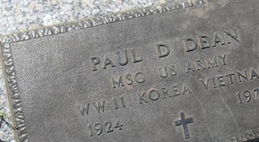 Paul D. Dean Paul D. Dean