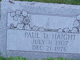 Paul D Haight Paul D Haight